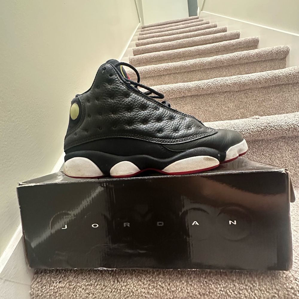 Jordan 13 Retro in Black, Red, and White Playoffs